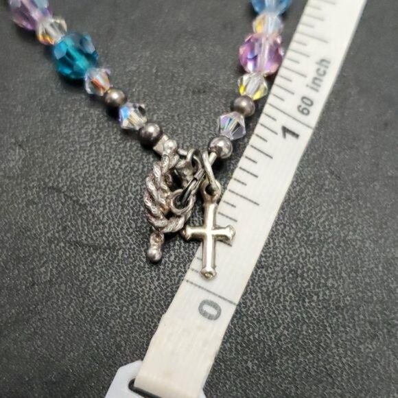 *Sale* Multi colored crystal bracelet - Picture 8 of 12